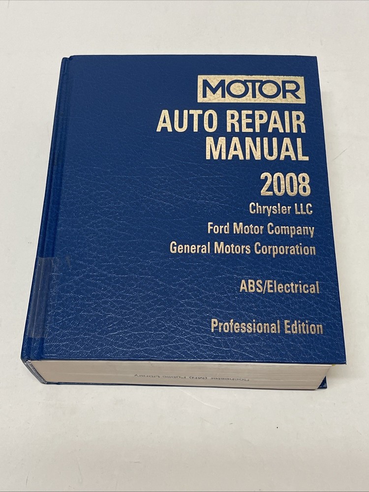 2008 MOTOR Auto Repair Manual | Professional Edition | ABS Electrical-image