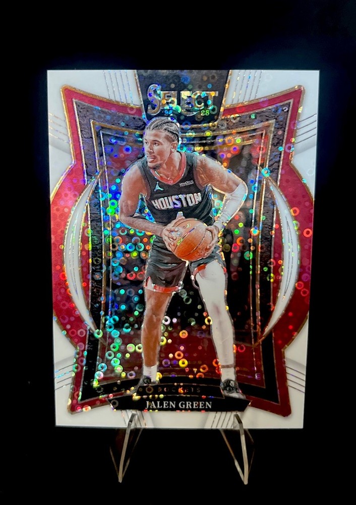 2024-25 Panini Select - Jalen Green White Disco Prizm /75 COLOR MATCH