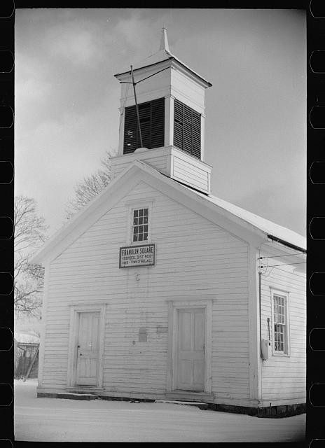 Photo:Orange County New York Franklin Square Schoolhouse 1939 Rural School
