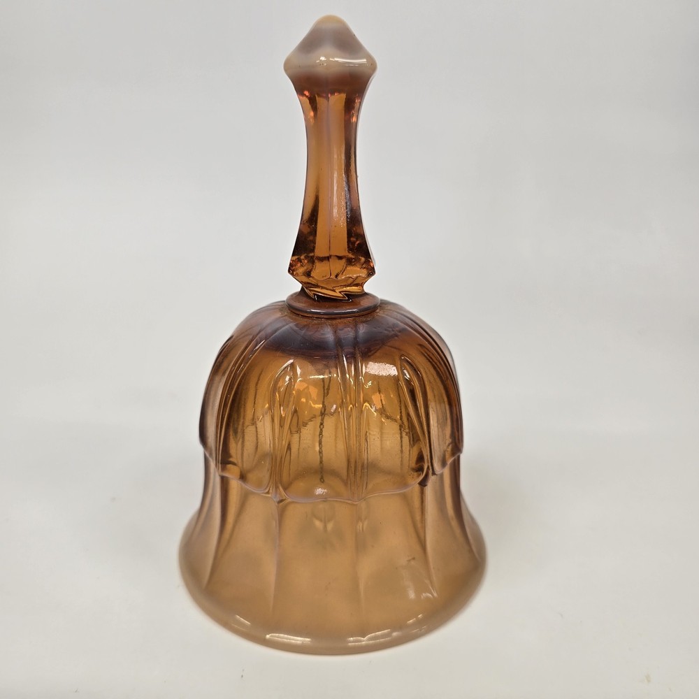 Fenton Amber Opalescent SYDENHAM Design Glass Bell