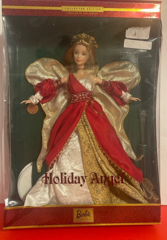 Holiday Angel Barbie Doll; Red Dress; 2000 Collector Edition; 2nd in the Series