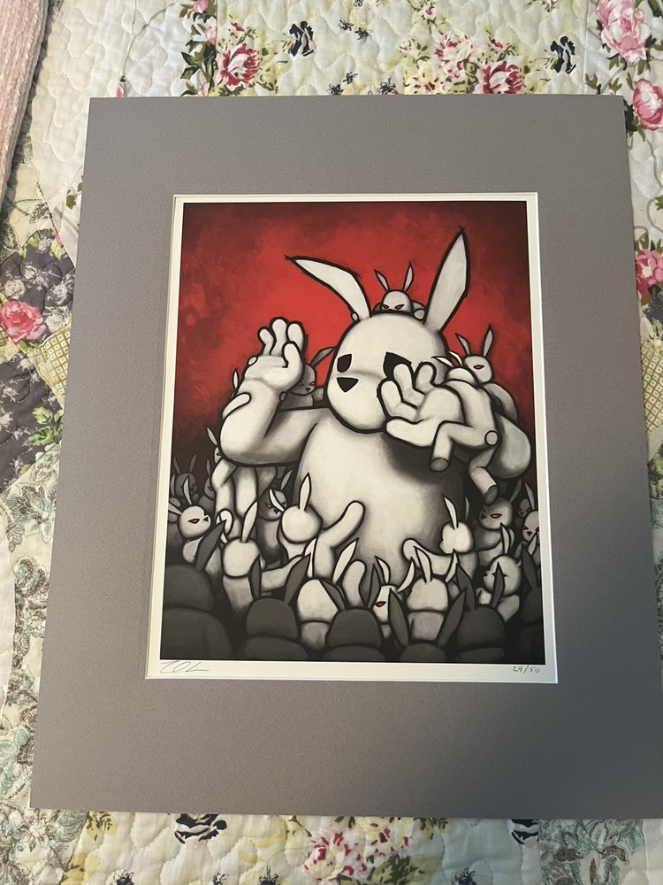 Luke Chueh print “Swarm” from 2012 Signed & Numbered #29/50 with COA!