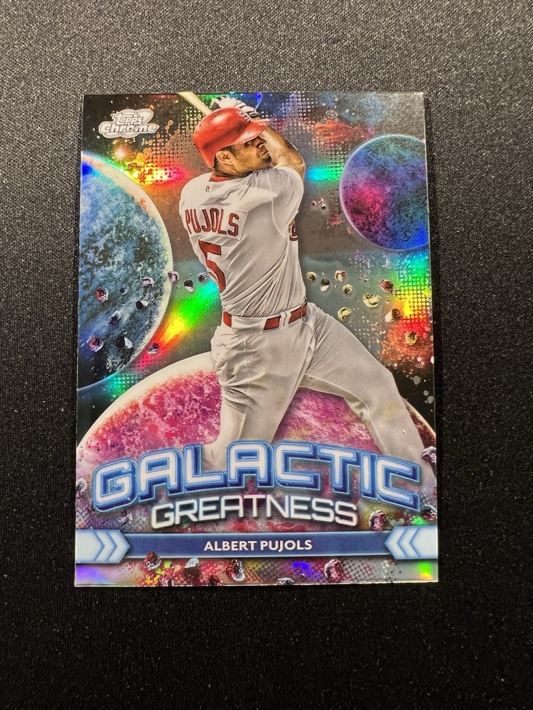 2024 Topps Chrome Cosmic #GG-16 Albert Pujols Galactic Greatness Cardinals