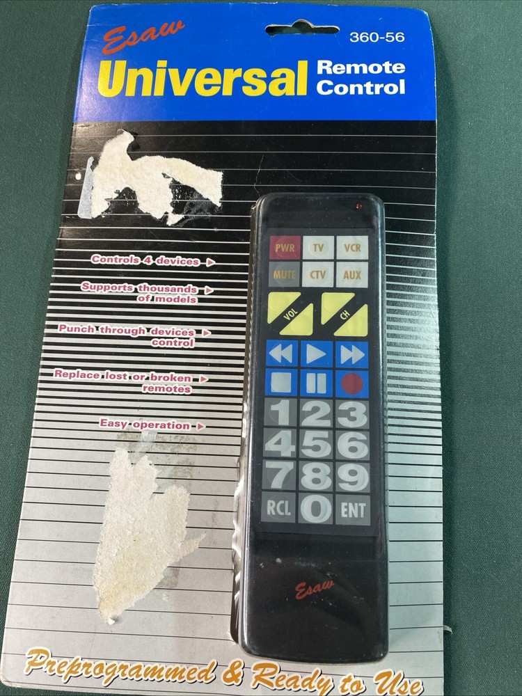 Universal Smart Remote Control for All Devices – Easy Setup and Compatibility with TVs, Streaming Players, and More