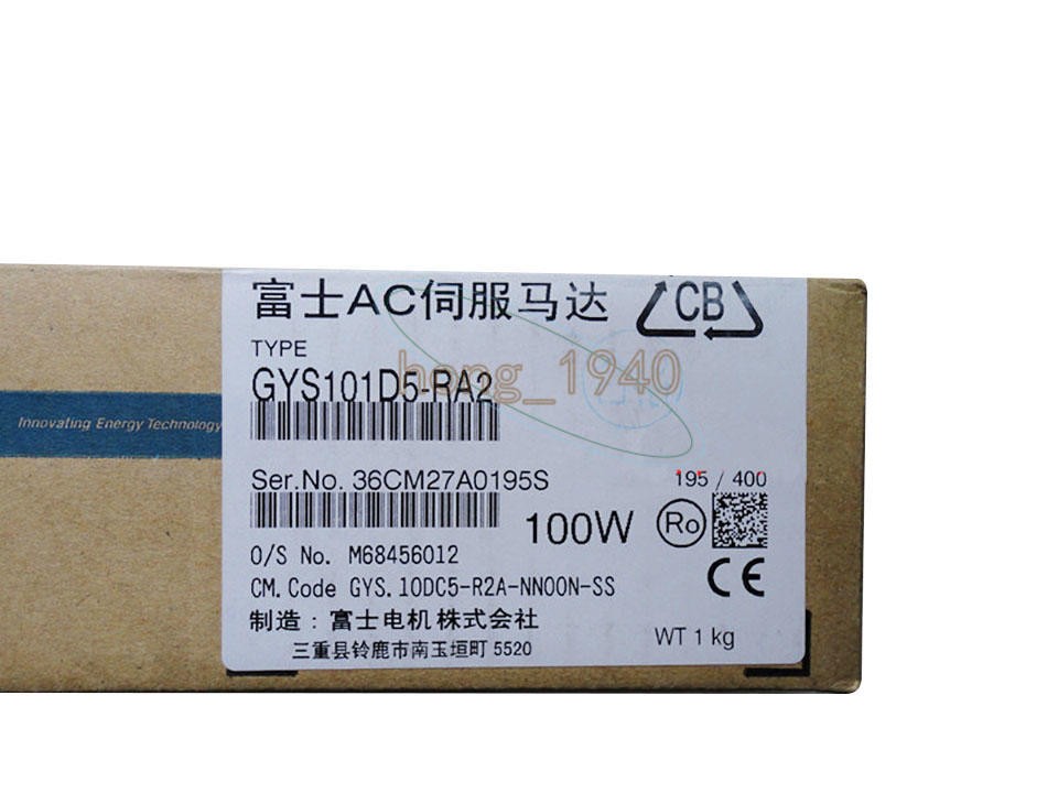 1PCS Fuji servo motor GYS101D5-RA2 NEW