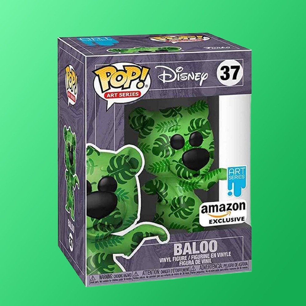Disney Baloo Art Series Exclusive Funko Pop 37 With Hard Stack