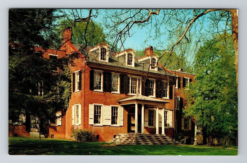 Lancaster PA-Pennsylvania, Wheatland, Scenic House, Vintage Postcard