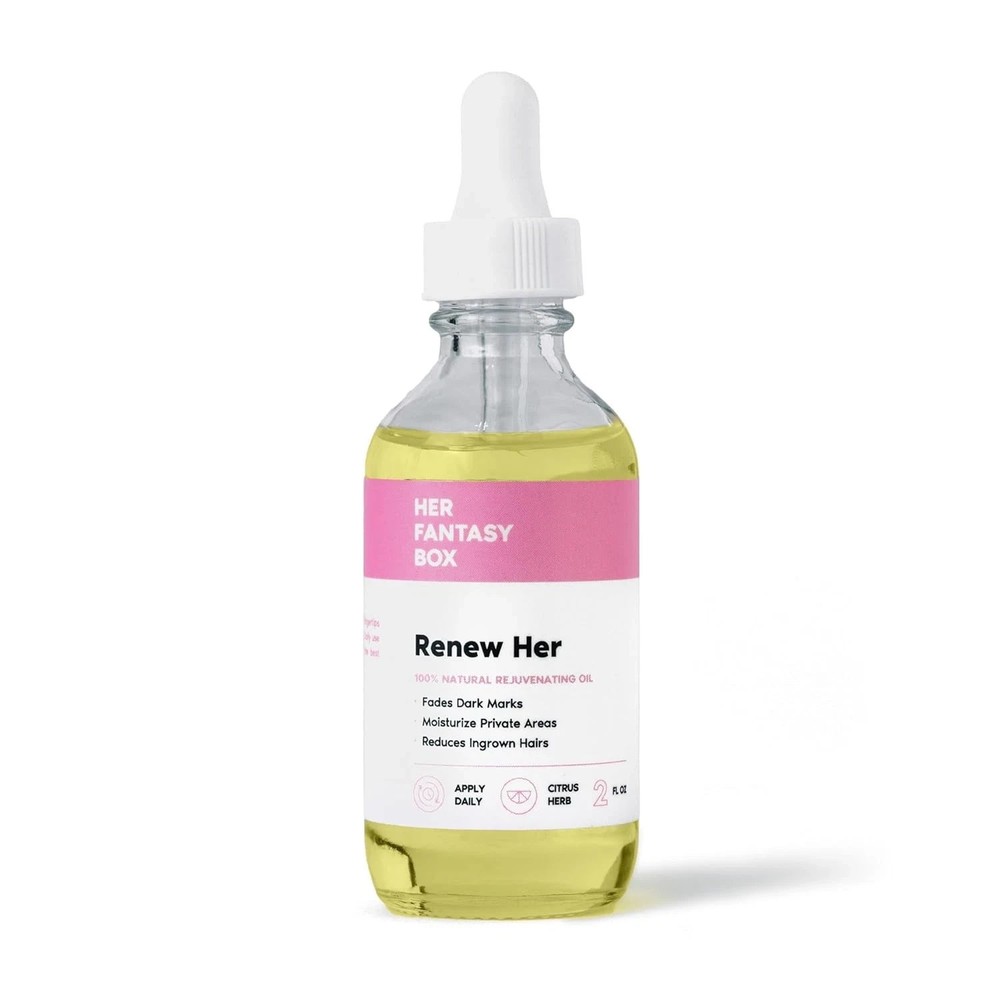 Her Fantasy Box | Renew Her - Natural Rejuvenating Yoni Oil for Dark Spots, Ingr