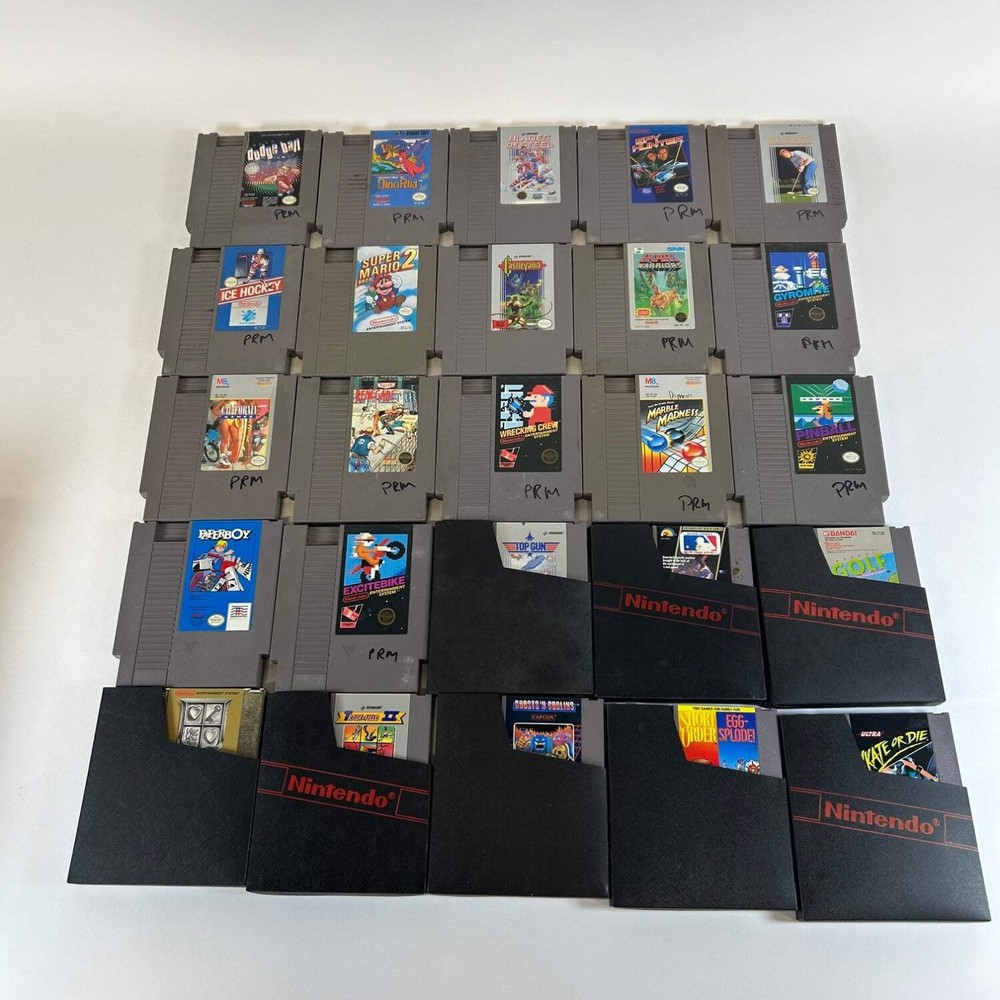 Lot of 25 Nintendo NES Games