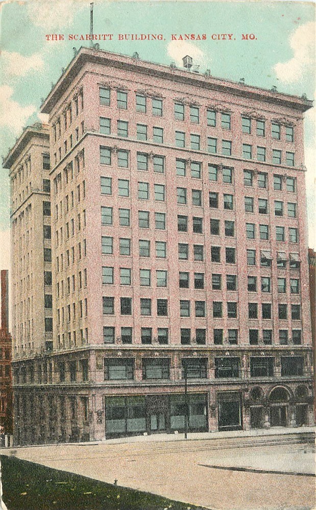 MO, Kansas City, Missouri, Scarritt Building, Elite Postcard