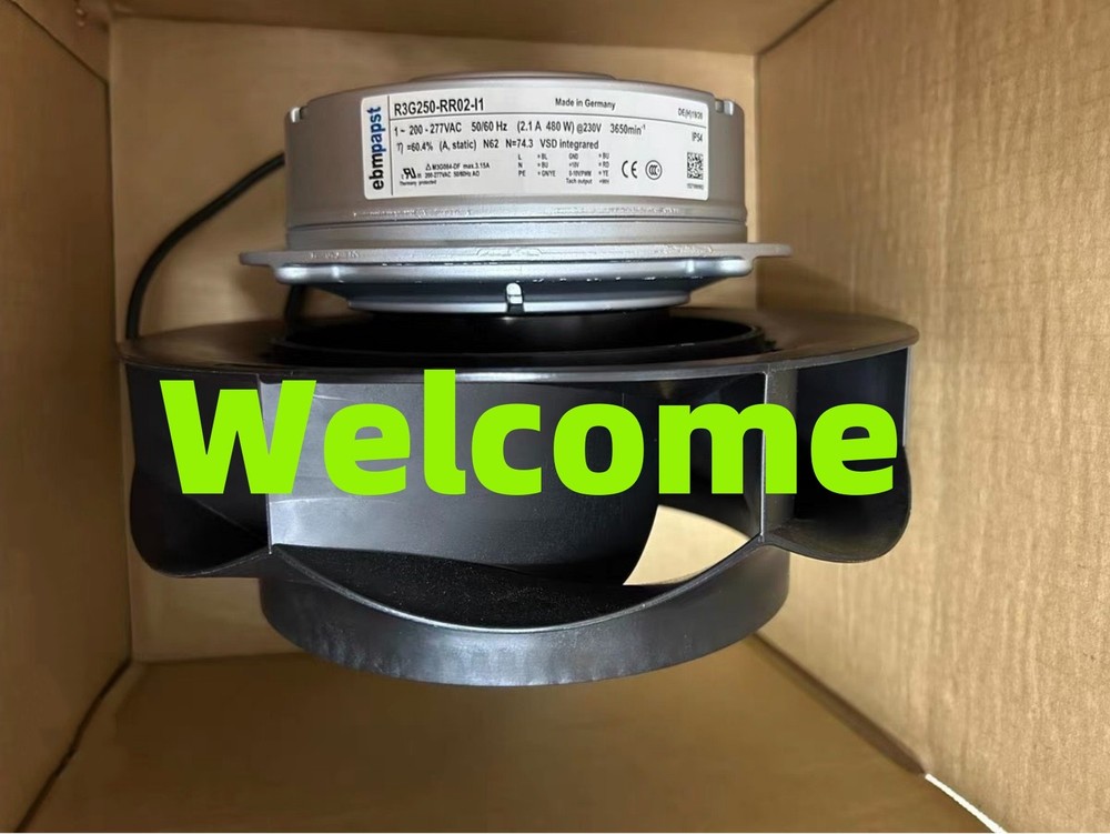 1pcs New R3G250-RR02-I1 cooling Fan Fast delivery via FedEx or DHL