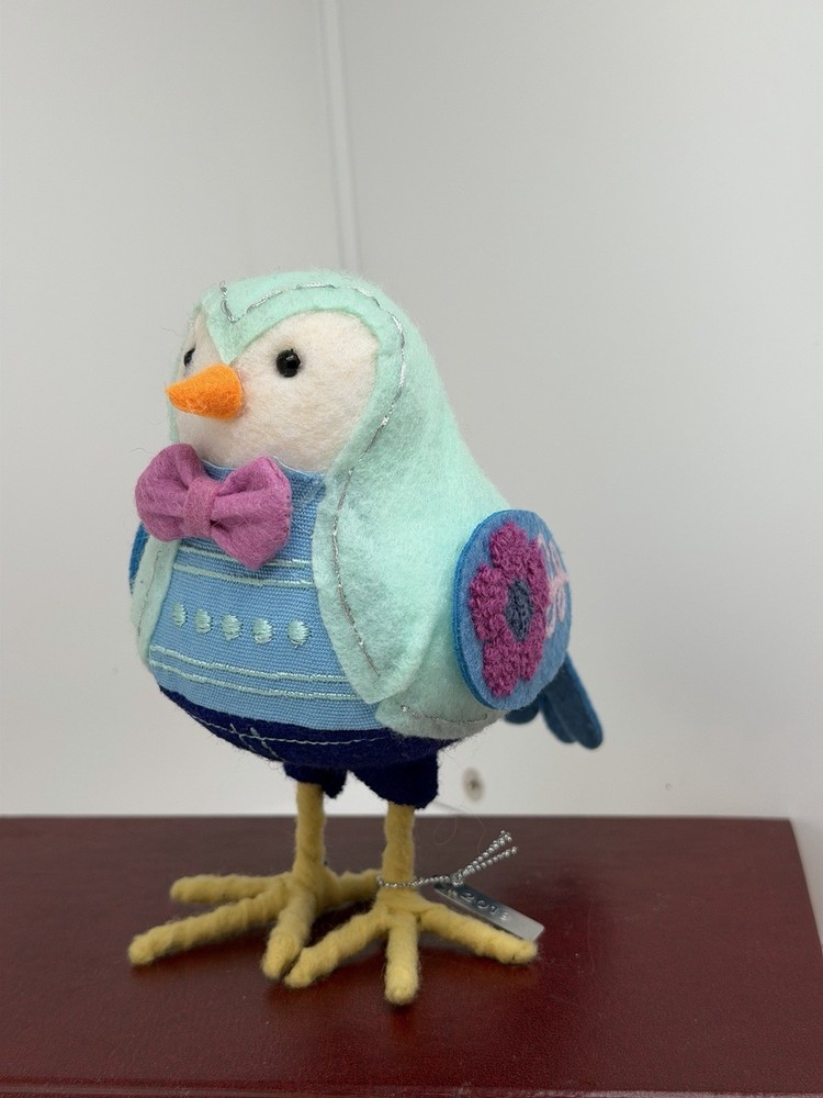 Target Spritz Fabric Bird Booker 2019 Easter Limited Edition Retired Blue Purple