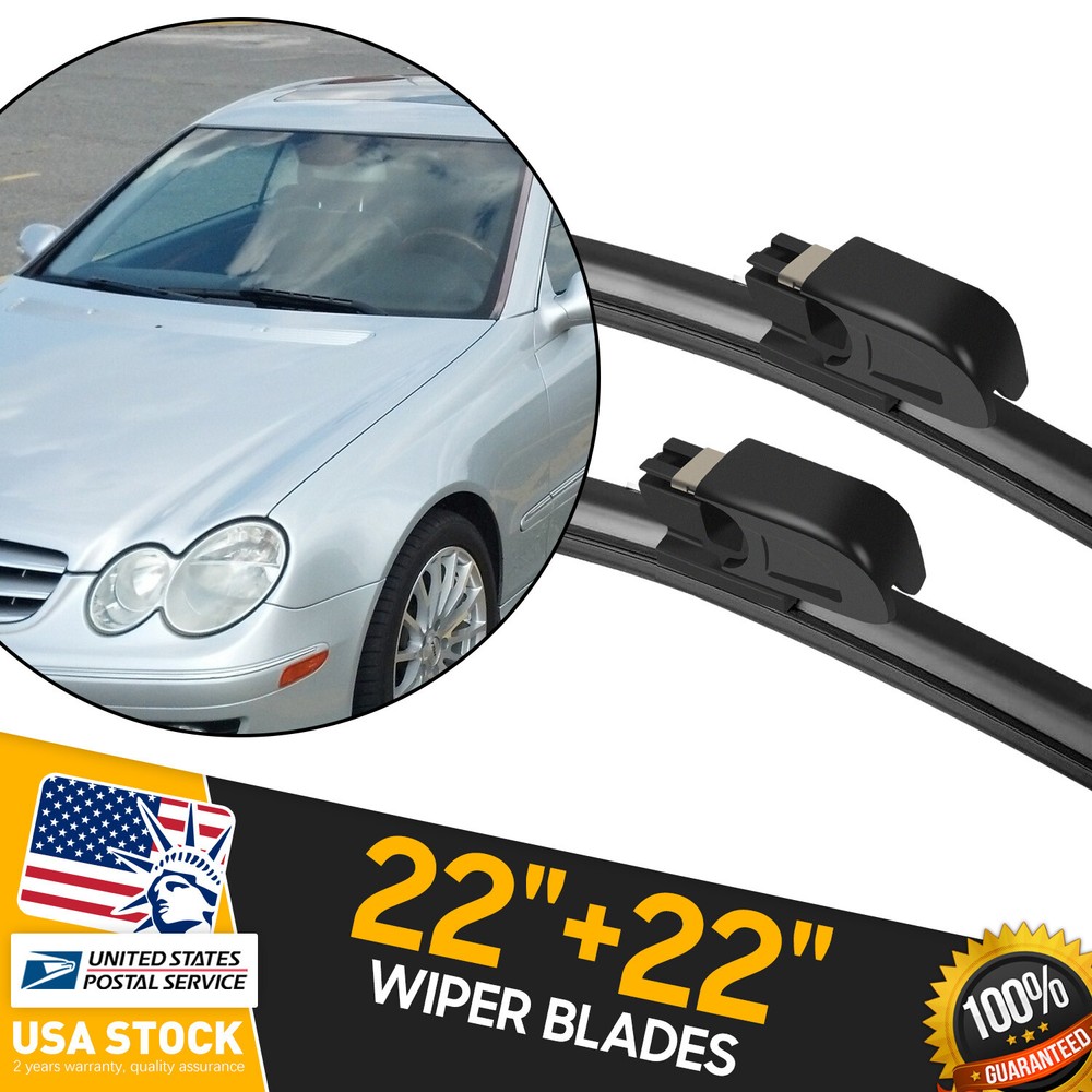 1Pair Front Windshield Wiper Blades 22