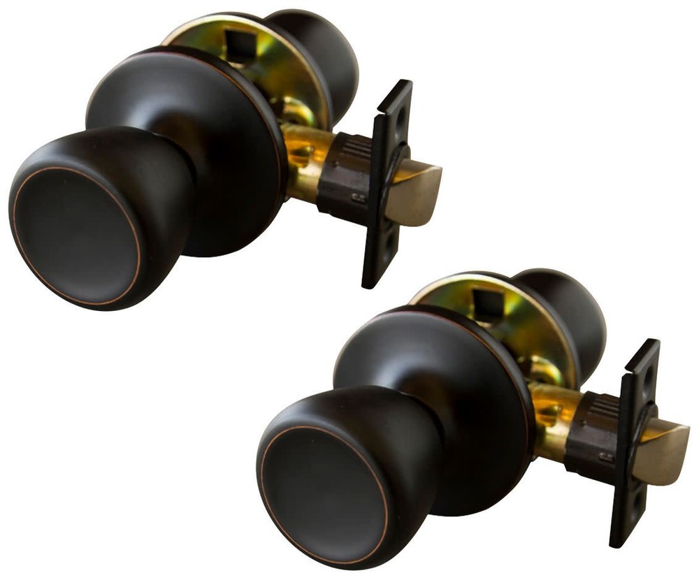 Design House 190520 Terrace Passage Door Knob Set - Bronze