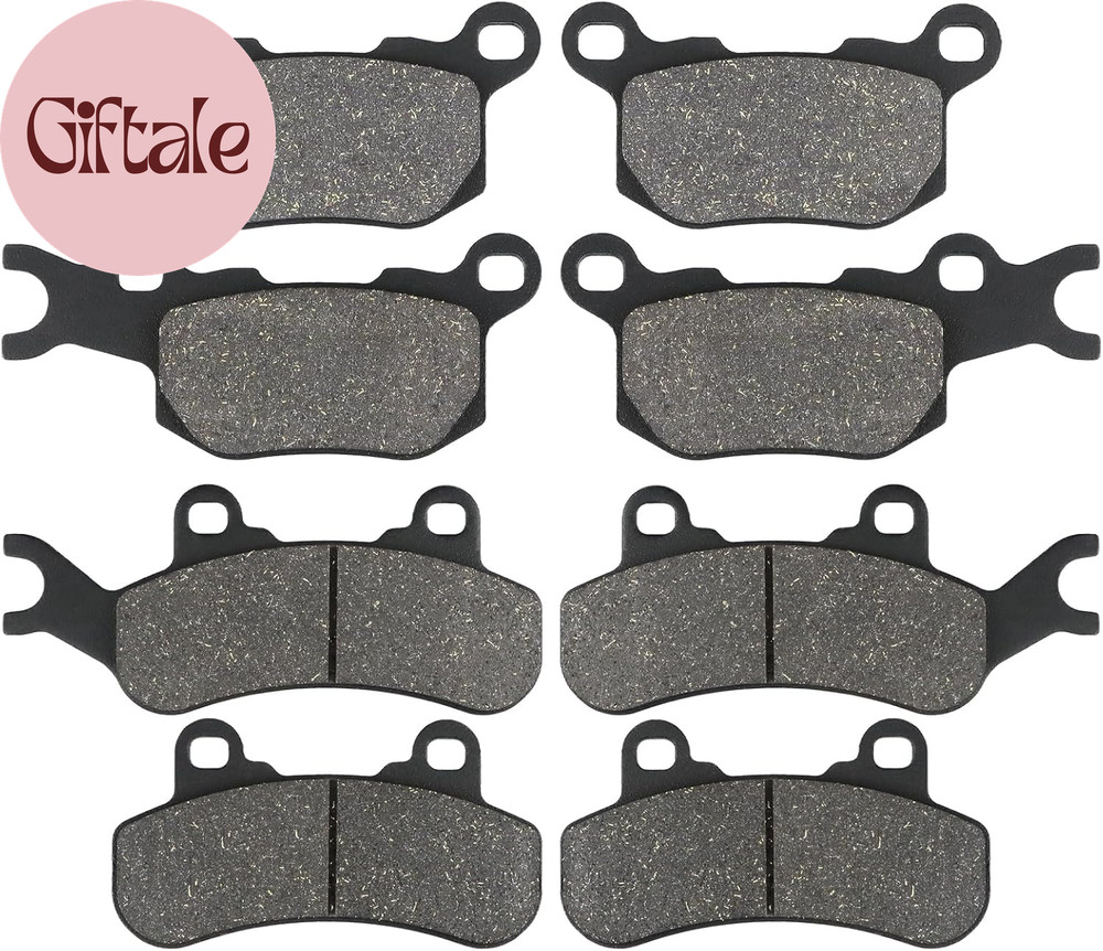 Front & Rear Brake Pads for Can-Am Defender HD10 HD9 HD8 HD7 2016 2017 2018 2019