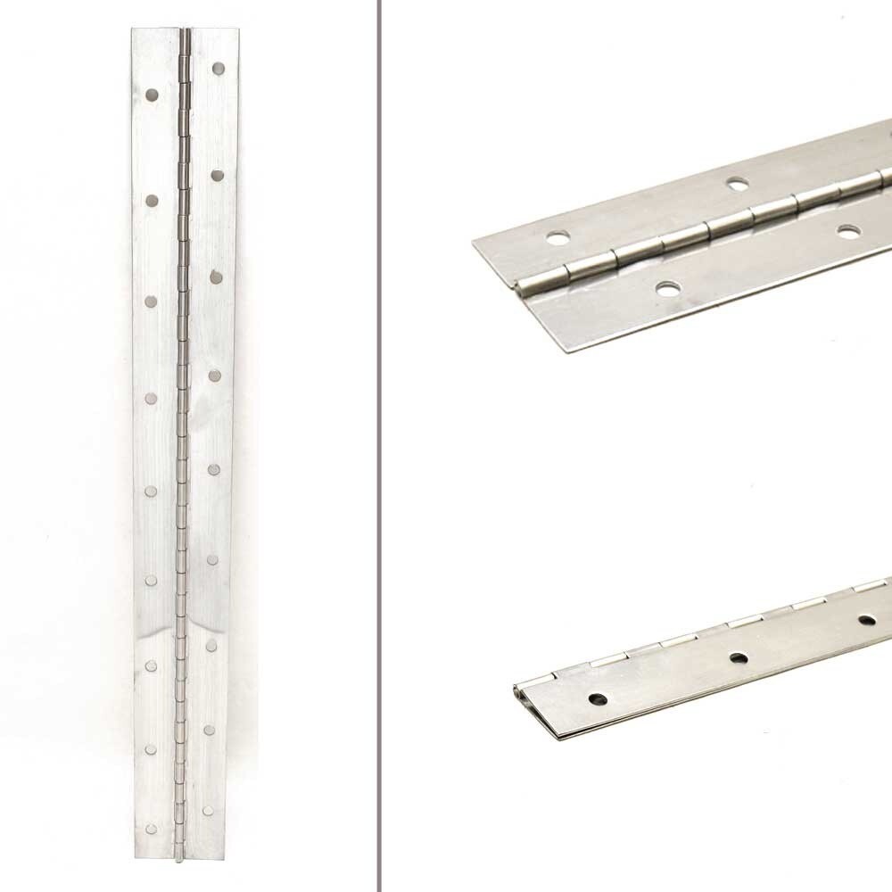 Custom Boat Piano Hinge | Offset 18 Inch 20 Gauge Stainless Steel
