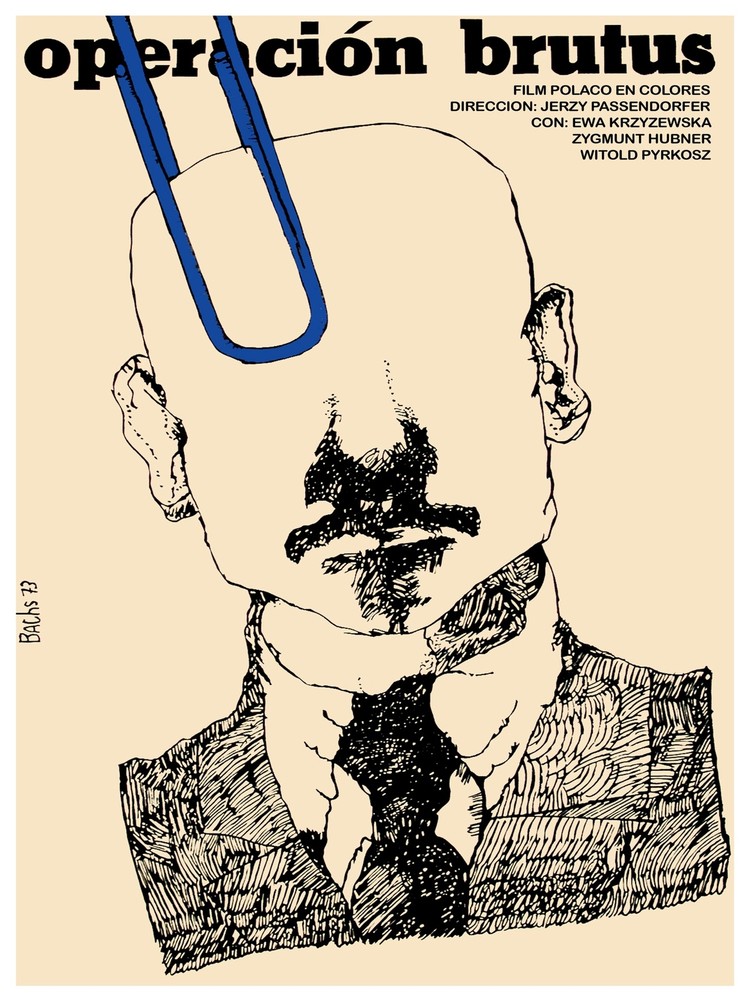 Operacion brutus Polish film Decoration Poster.Graphic Art Interior design.3608