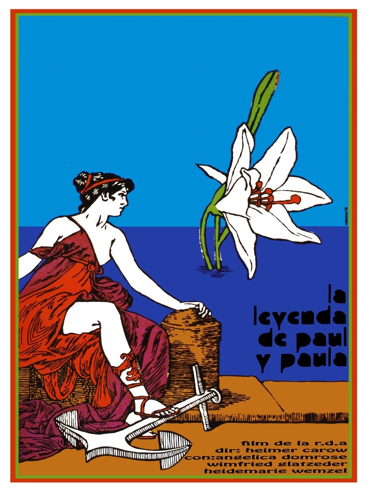 La Leyenda de Paula y Pula Decoration Poster.Graphic Art Interior design.3589