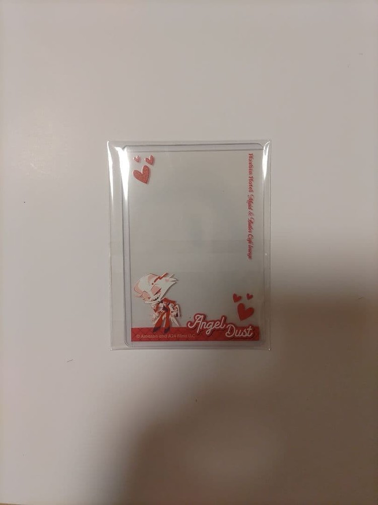 Hazbin Hotel Angel Dust Card Case Plastic Card Holder Anime Merch Cosplay