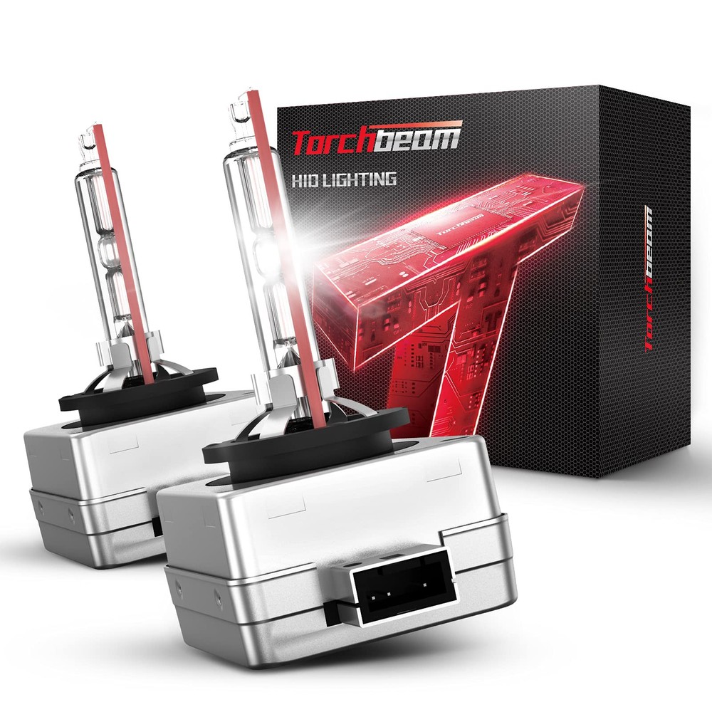 D1S HID Bulbs, 6000K Cool White, 150% Lighting Distance, Xenon Bulb, IP67 Des...