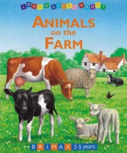 Animals on the Farm (Look & Learn - Board book, by bob-bampton - Very Good x