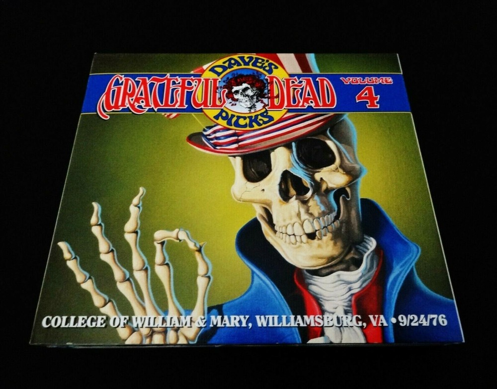 Grateful Dead Dave's Picks 4 Volume Four William & Mary Virginia 9/24/1976 3 CD