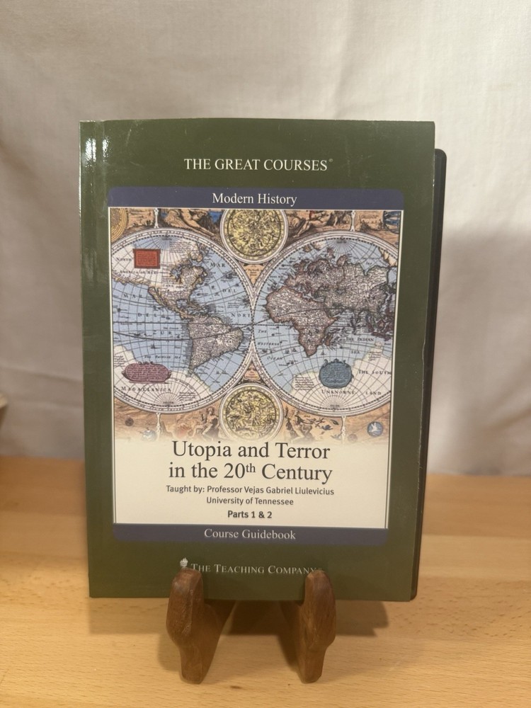 The Great Courses UTOPIA AND TERROR in the 20th Century CD ,Course Guidebook