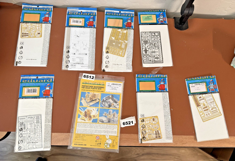 Eduard Brand Add Ons For Model Kits. Aftermarket. 6521