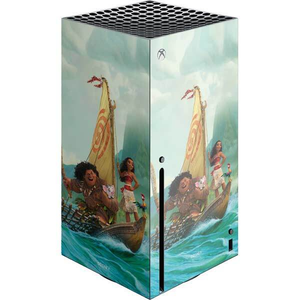 Moana Xbox Series X Console Skin - Moana and Maui Set Sail