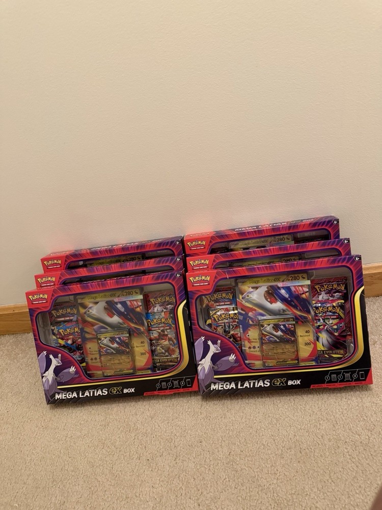 Pokémon TCG: Mega Evolution : Mega Latias ex Collection Box New Sealed