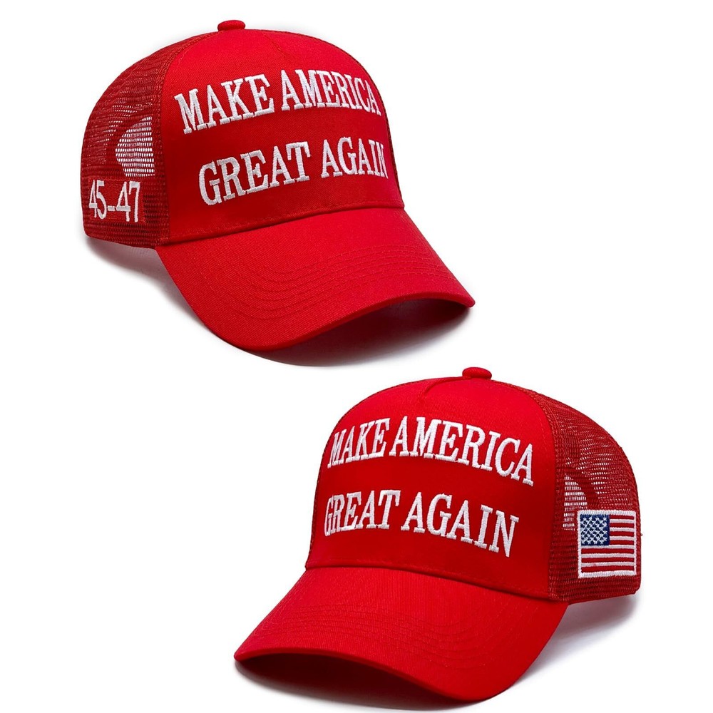 Trump Hat 2024 MAGA Hat 45 47 Hat Embroidered Make America Great Again Hats T...