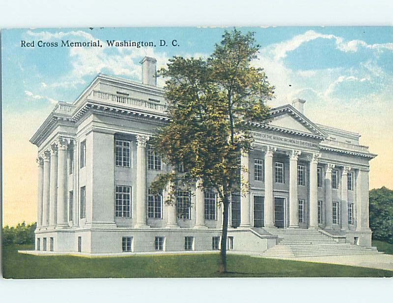 Divided-Back RED CROSS MEMORIAL BUILDING Washington DC ho2865