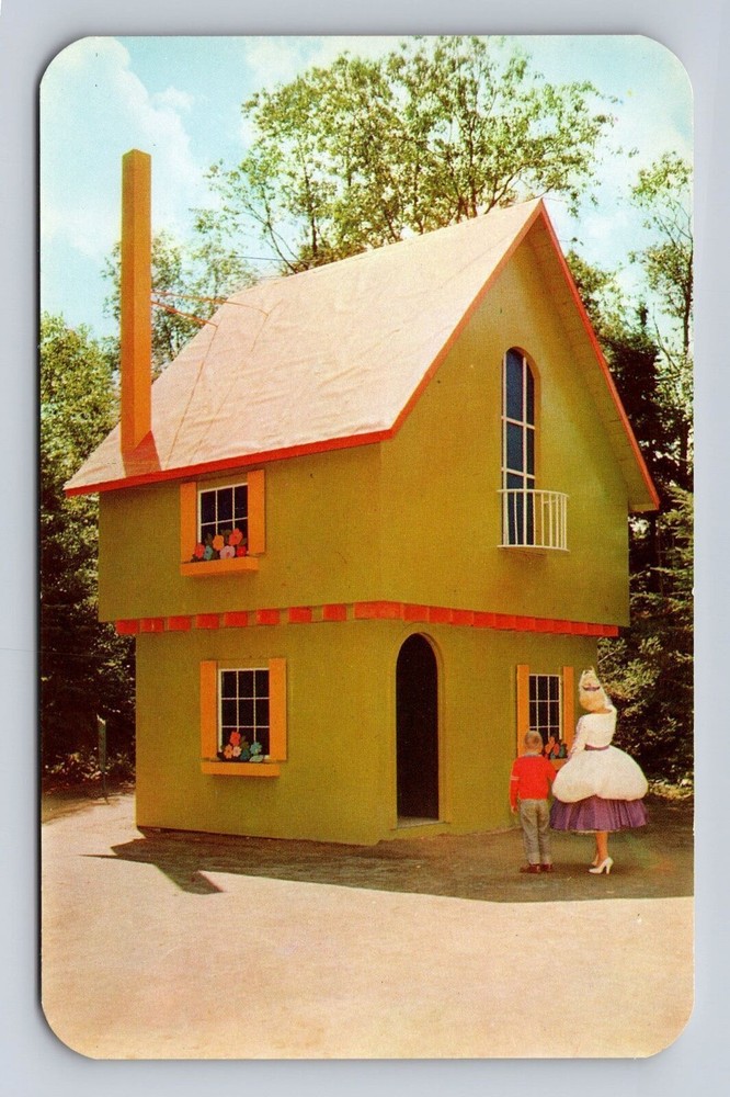 Old Forge NY-New York, The Enchanted Forest, Antique, Vintage Souvenir Postcard