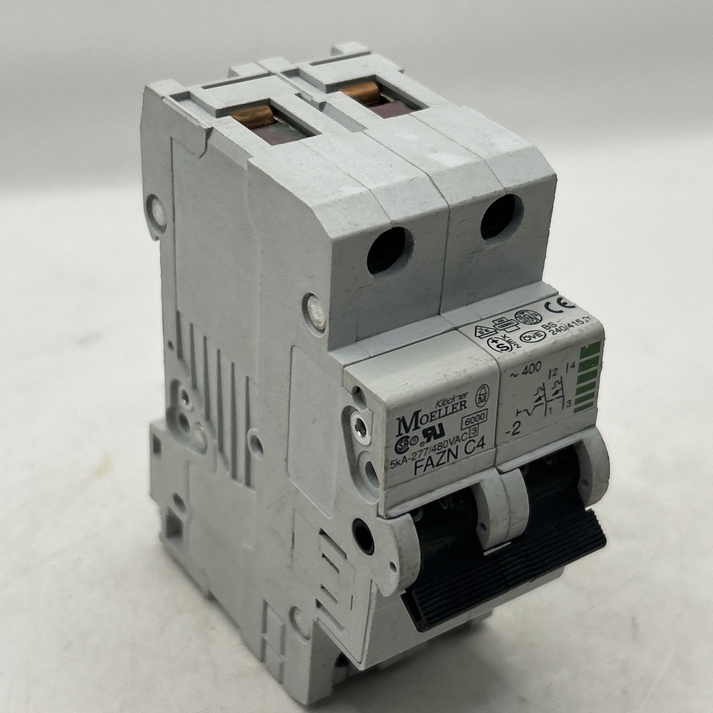 Klockner Moeller FAZN C4-2 2 Pole Circuit Breaker