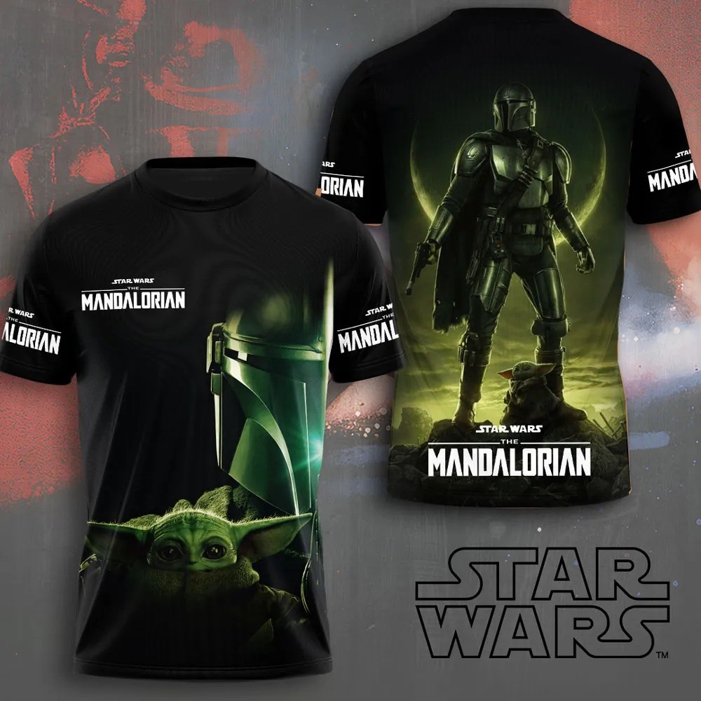 Star Wars x The Mandalorian 3D Apparel AOP Shirt Unisex Fan Gift S-5XL