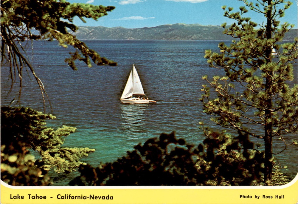 Lake Tahoe, California, Nevada, Reno Tahoe Specialty Inc., Tahoe City. Postcard