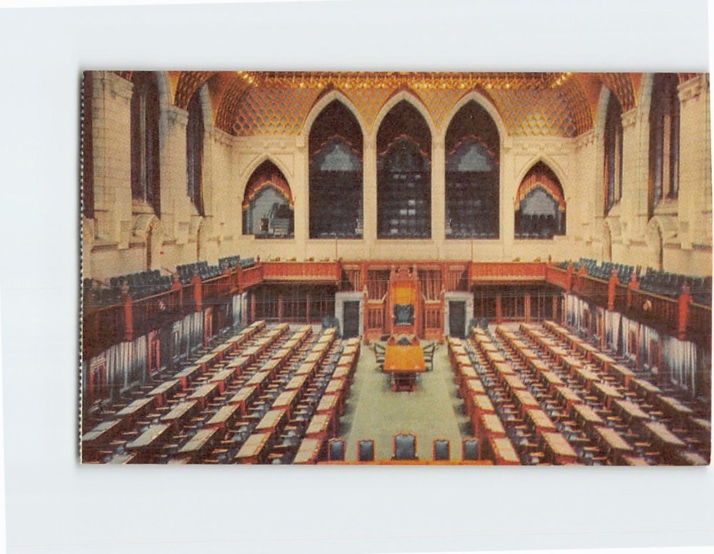 Postcard The House of Commons Chamber Ottawa Canada