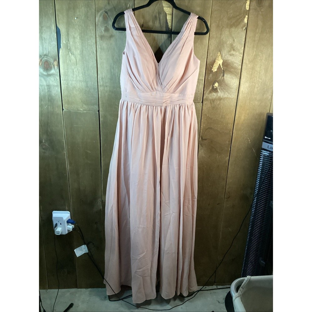 Women's Wedding Formal Bridesmaid Dress, Mauve, Size 8