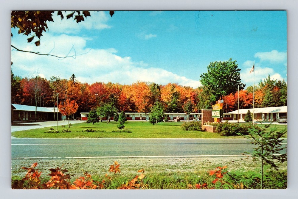 Sault Ste Marie MI-Michigan Travelers Motel Vintage Postcard