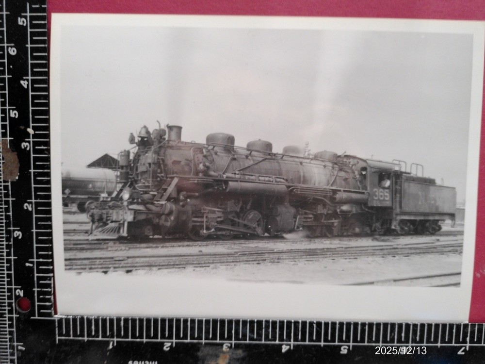 NdeM RAILROAD 2-6-6-2 NG LOCOMOTIVE 365 PHOTO FREIGHT SAN LAZARO MEXICO 1951