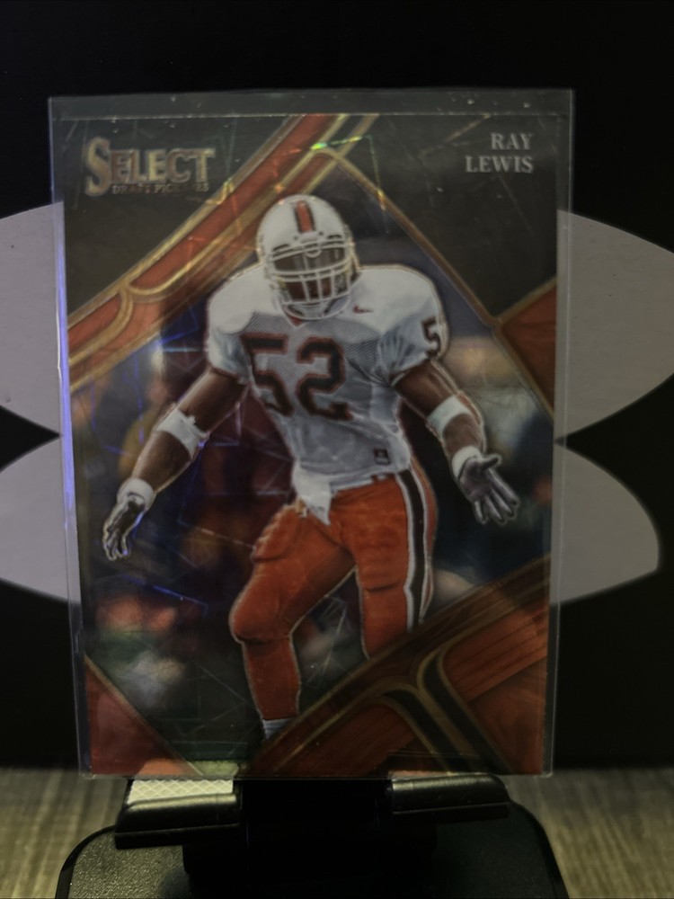 2023 Panini Select Draft Picks - Field Level Ray Lewis #185 Red Lazer Prizm