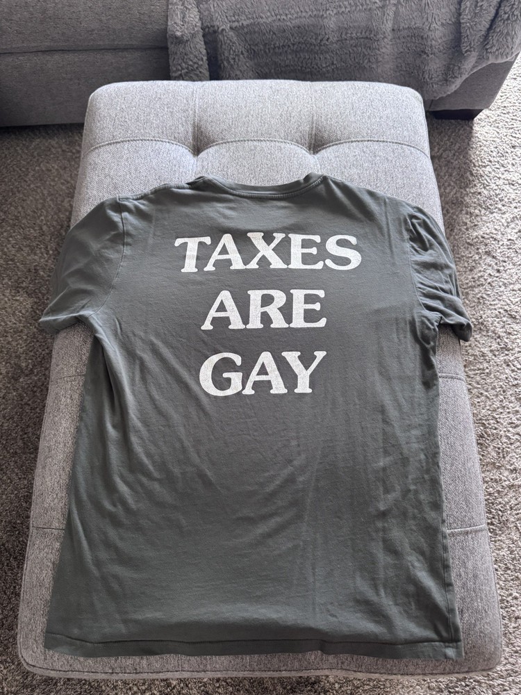 White Phosphor / Dirty Kid Taxes Tee Shirt