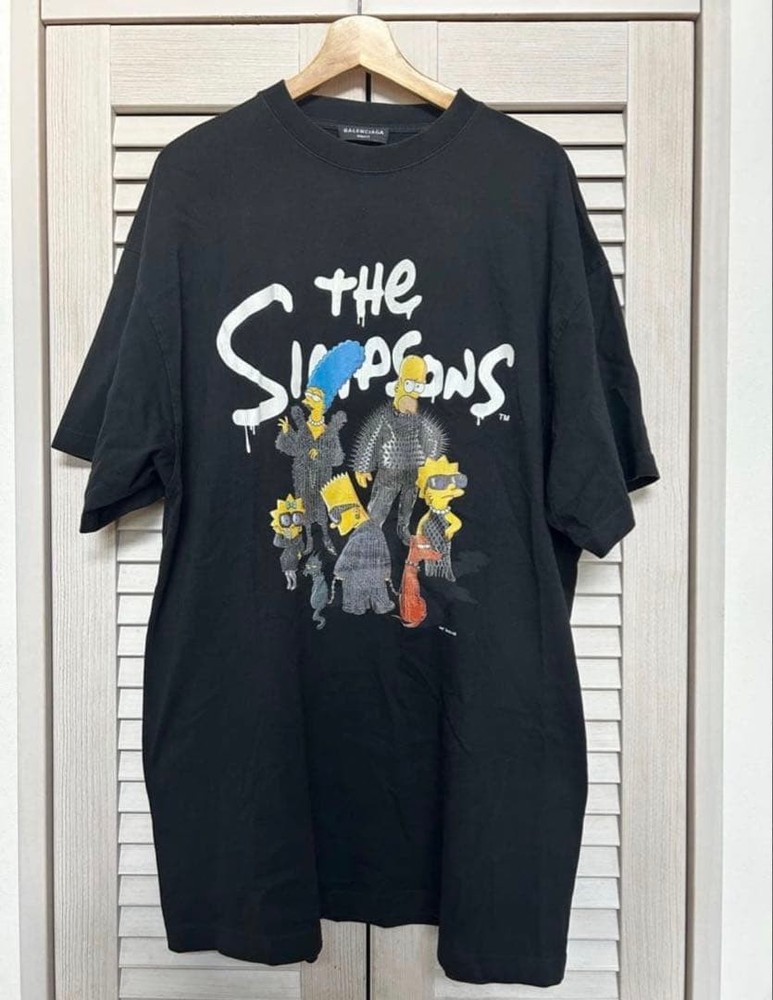 BALENCIAGA THE SIMPSONS T-shirt black