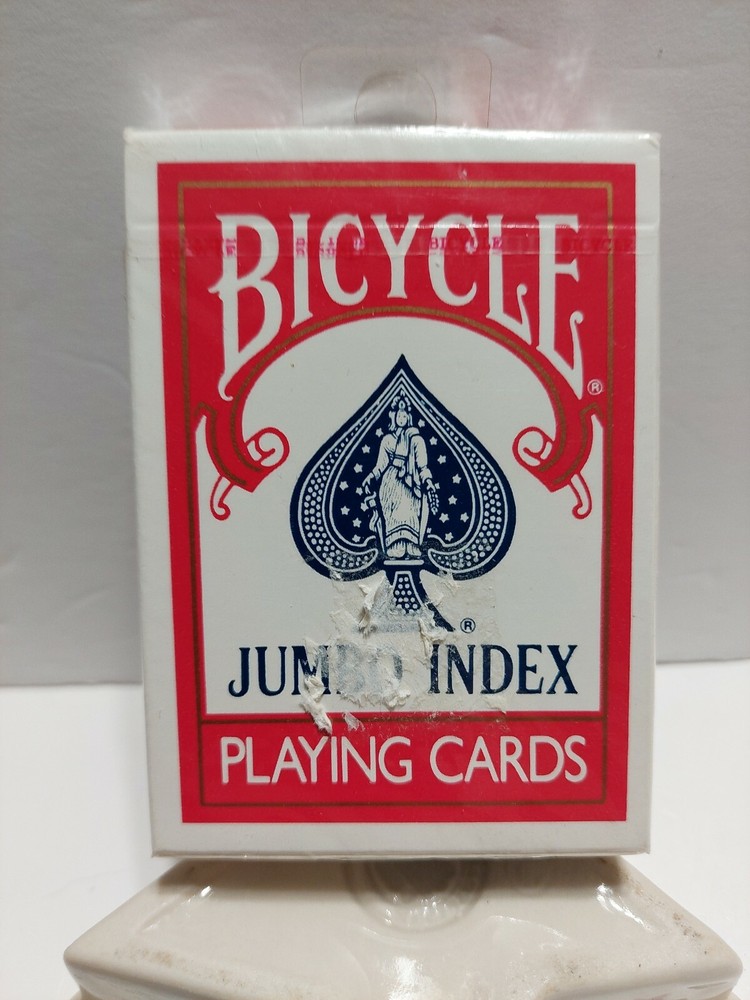 Jumbo Index Bicycle Poker Air Cushion Finish Playing Cards Made in USA