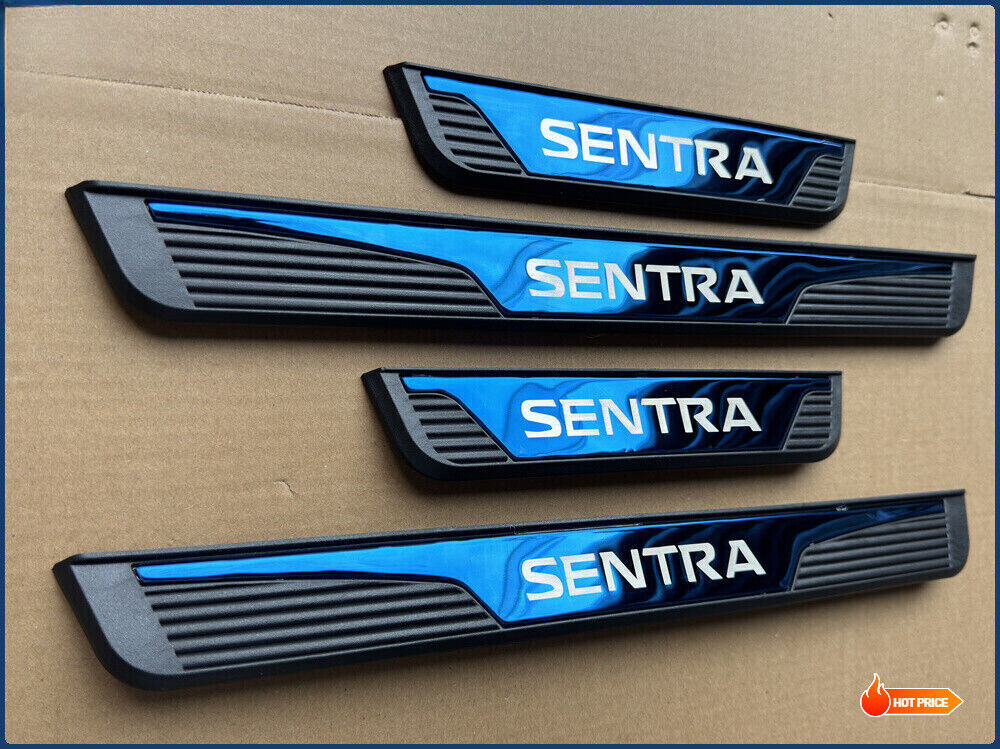For Nissan Sentra Car Accessories Door Sill Scuff Plate Protector Sticker Trim
