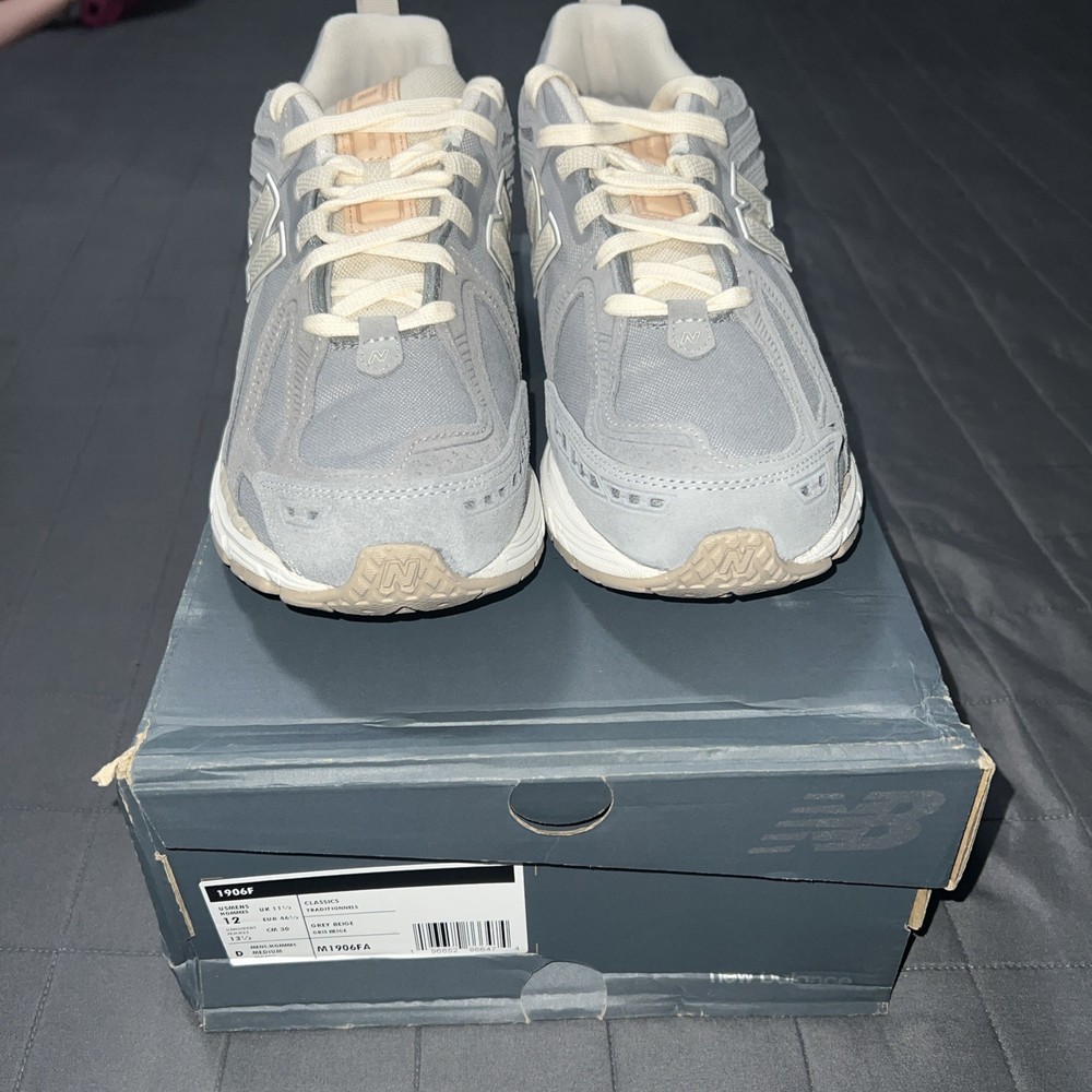 Size 12 New Balance 1906F Shoes Slate GreyFrappe M1906FA Men's