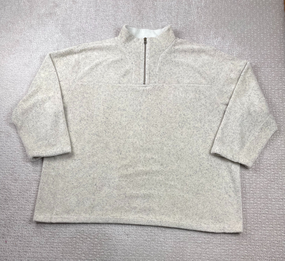 LL Bean Jacket Mens 2XL Tall 1/4 Zip Fleece Pullover Outdoors Hiking Gorpcore