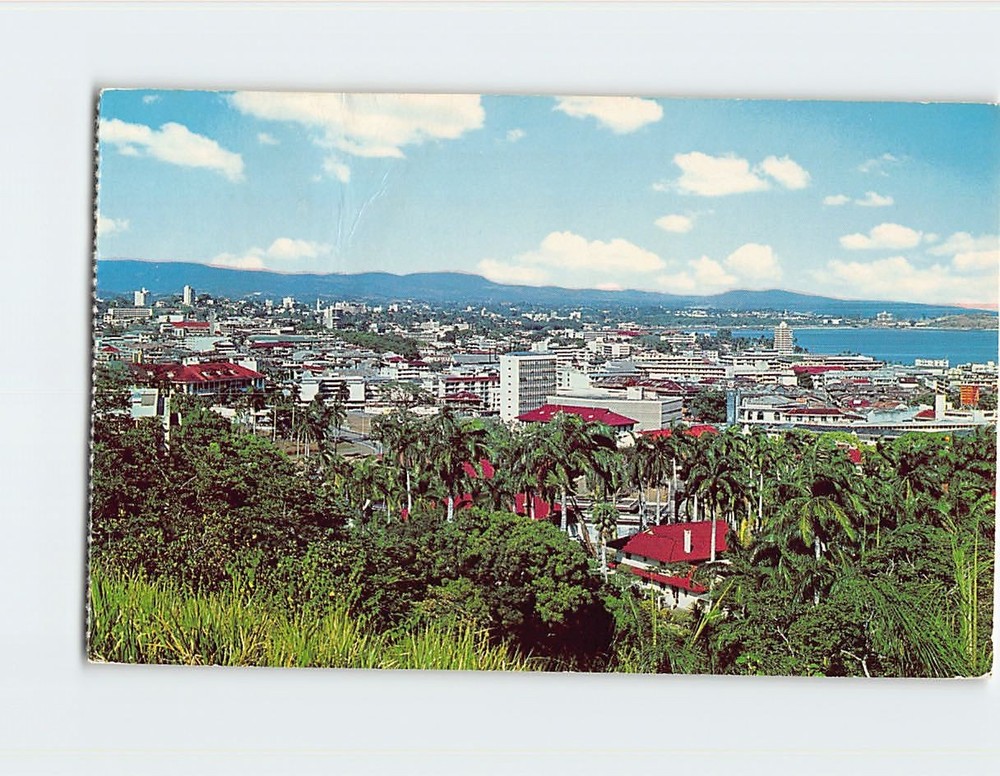 Postcard Panoramic View Panama City Panama