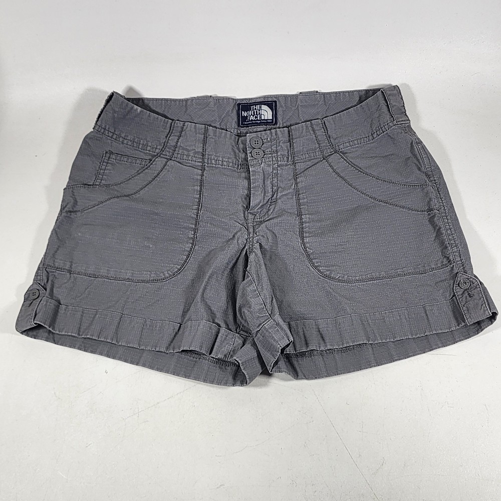 The North Face Shorts Women Size 6 Regular Gray Pockets