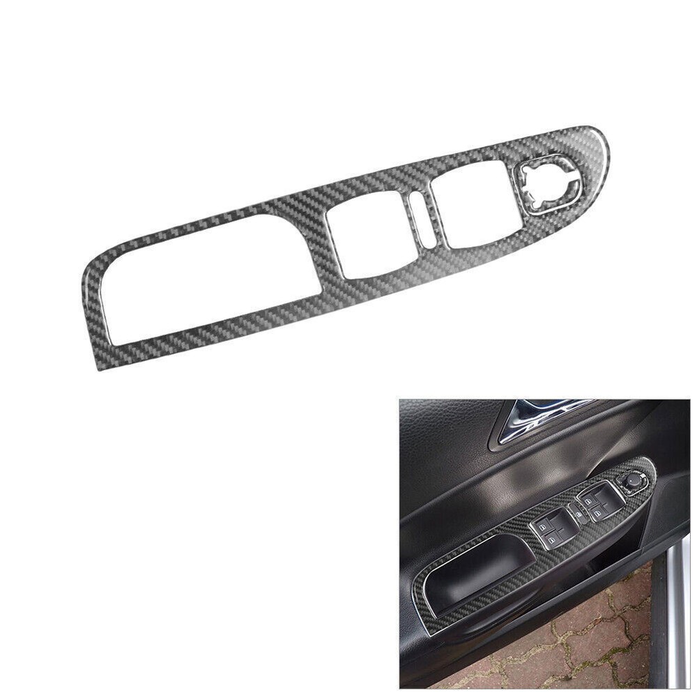 Volkswagen Passat Carbon Fiber Driver Door Control Frame Cover Trim